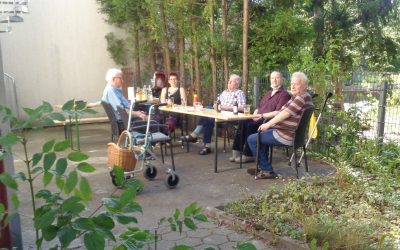 Gemütliche Herren-Grill-Runde